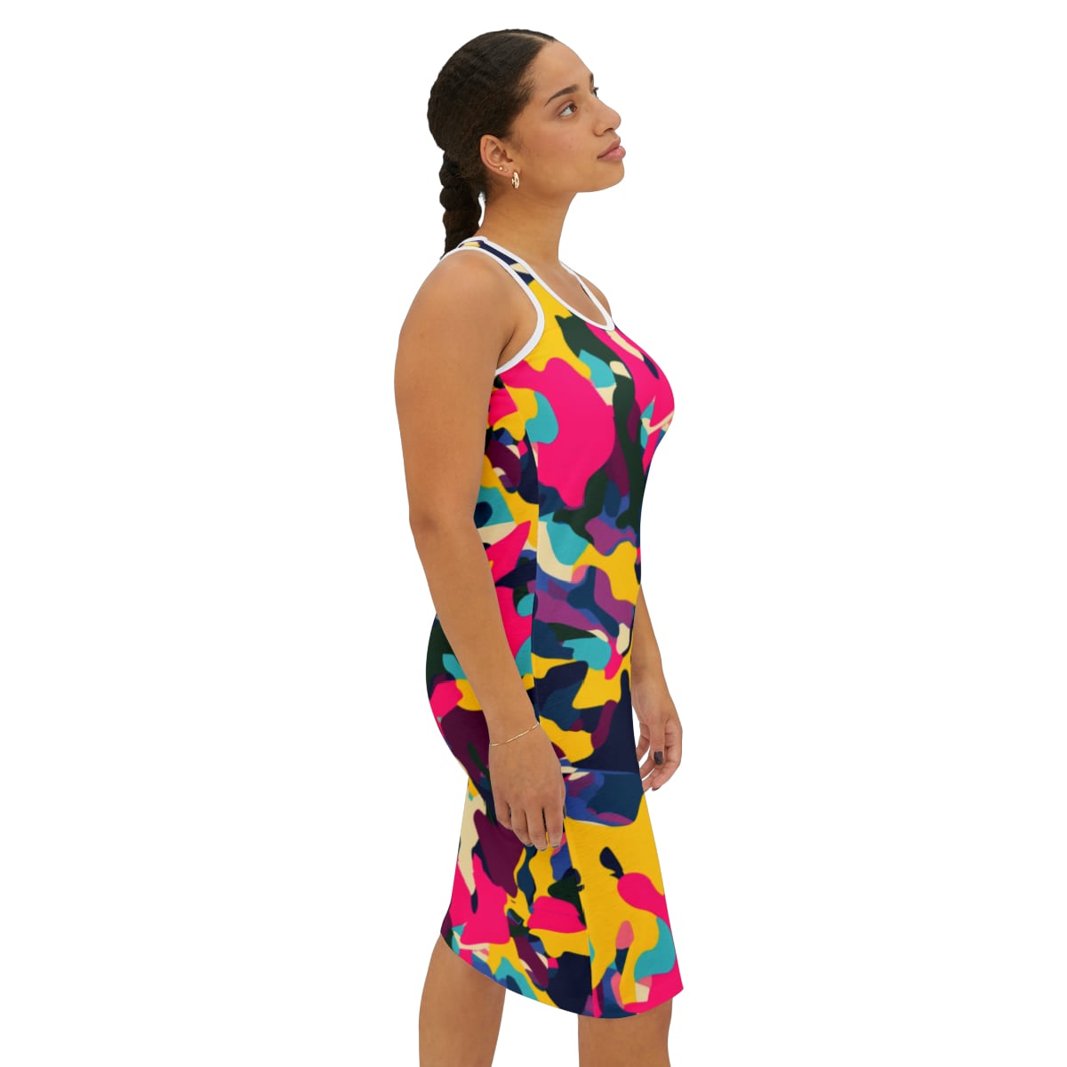 Abstract Camo Chic Racerback Dress - Image 6