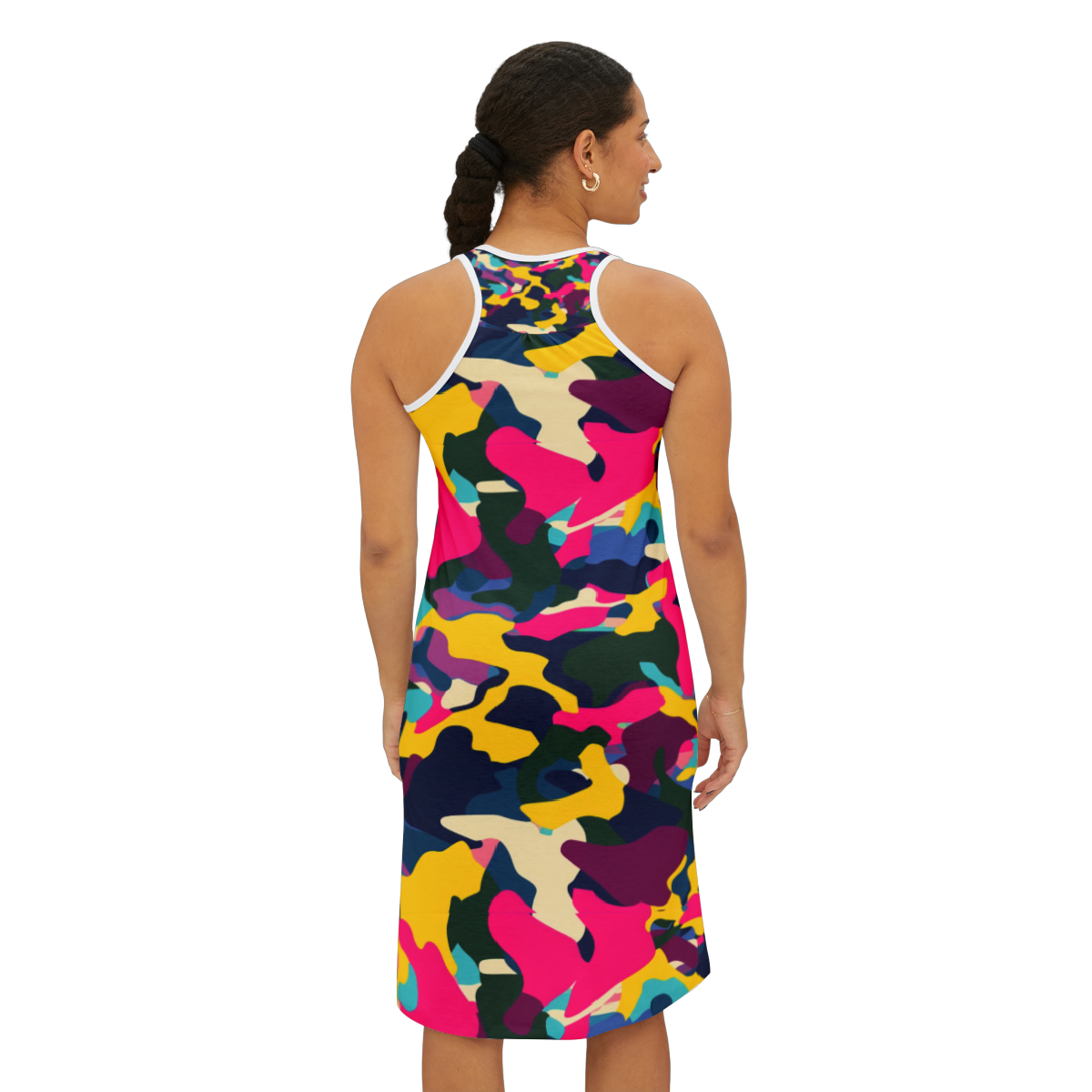Abstract Camo Chic Racerback Dress - Image 4