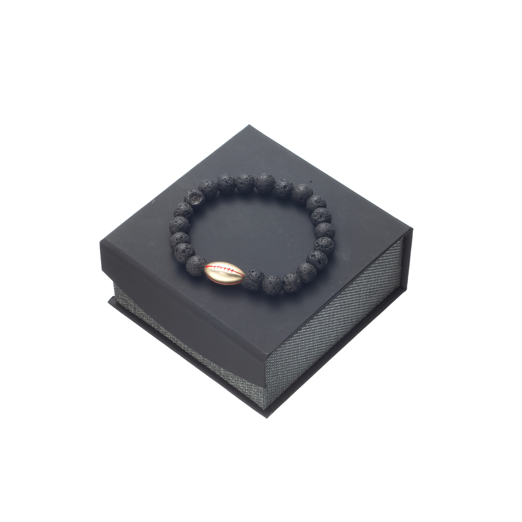 Football Charm Bead Bracelet - Image 9