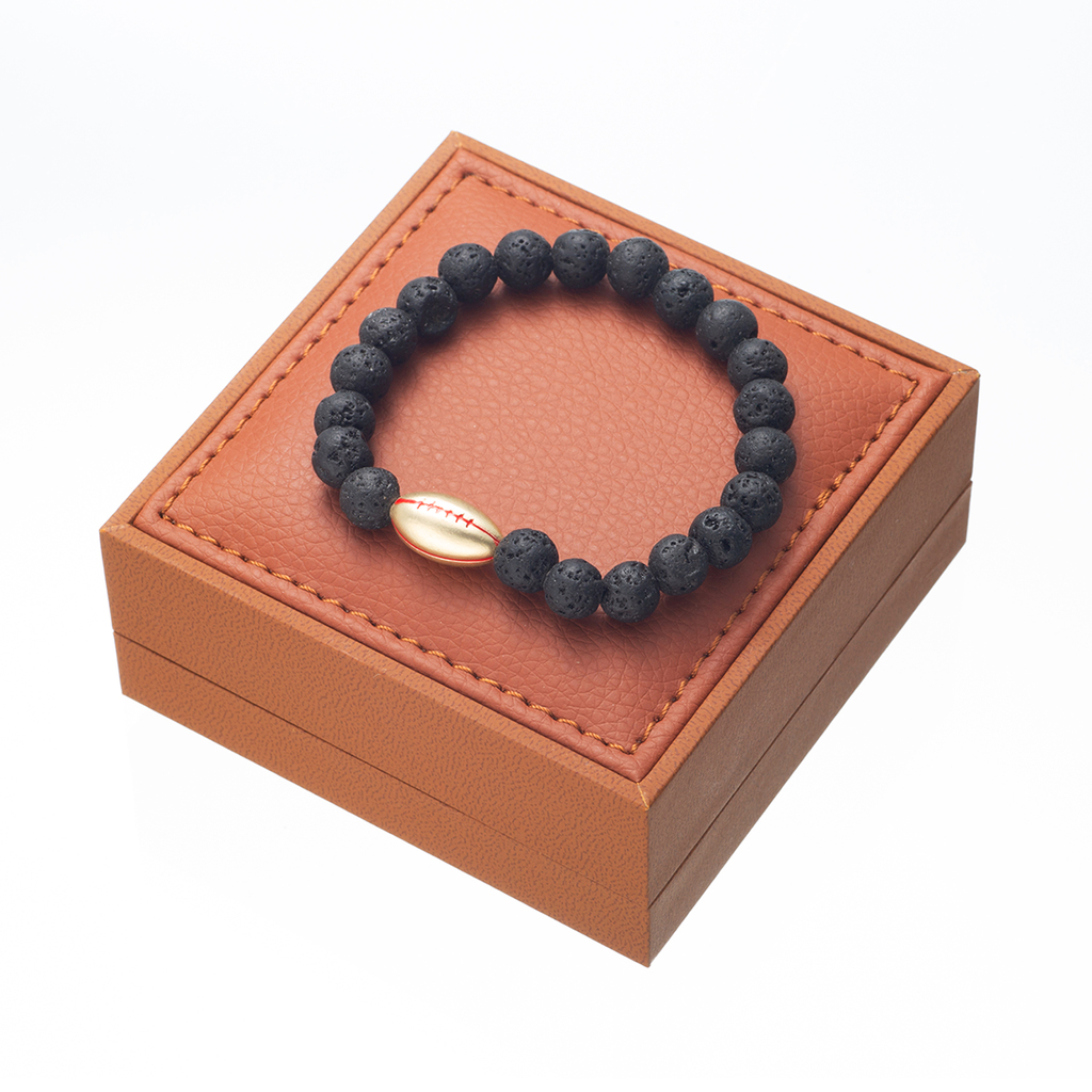 Football Charm Bead Bracelet - Image 2