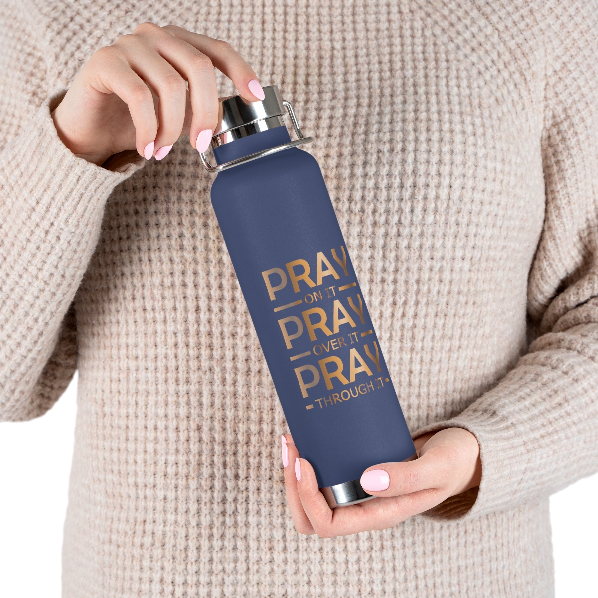 Inspirational Prayer Water Bottle 22oz - Image 13