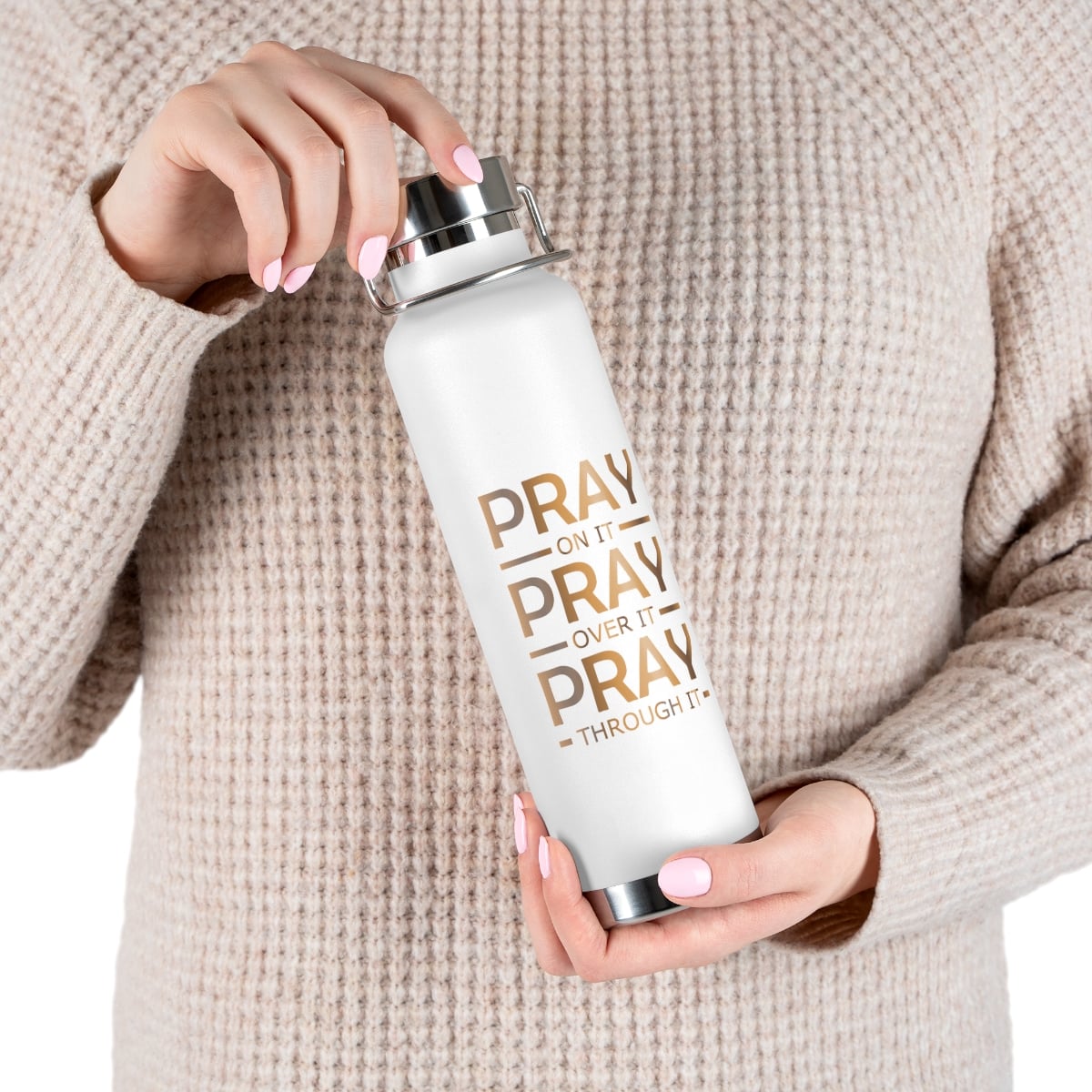 Inspirational Prayer Water Bottle 22oz - Image 20