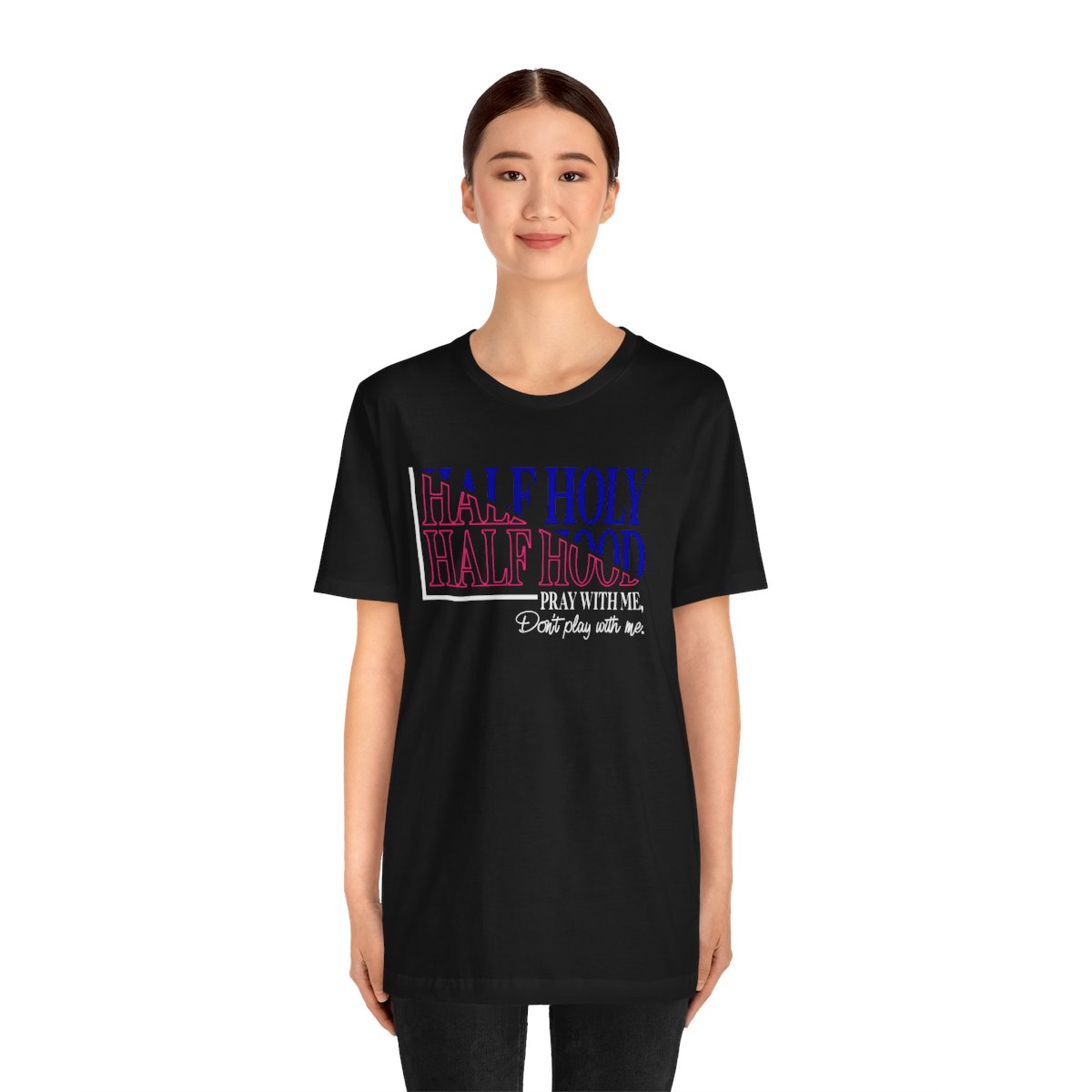 Half Holy Half Hood Tee - Image 3