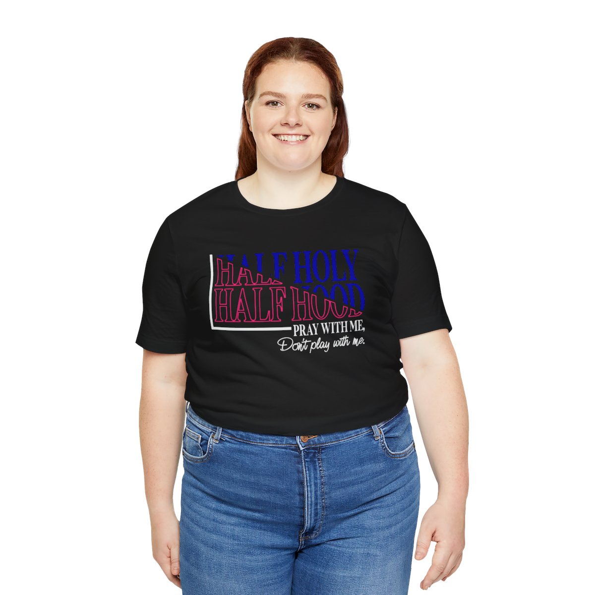 Half Holy Half Hood Tee - Image 5