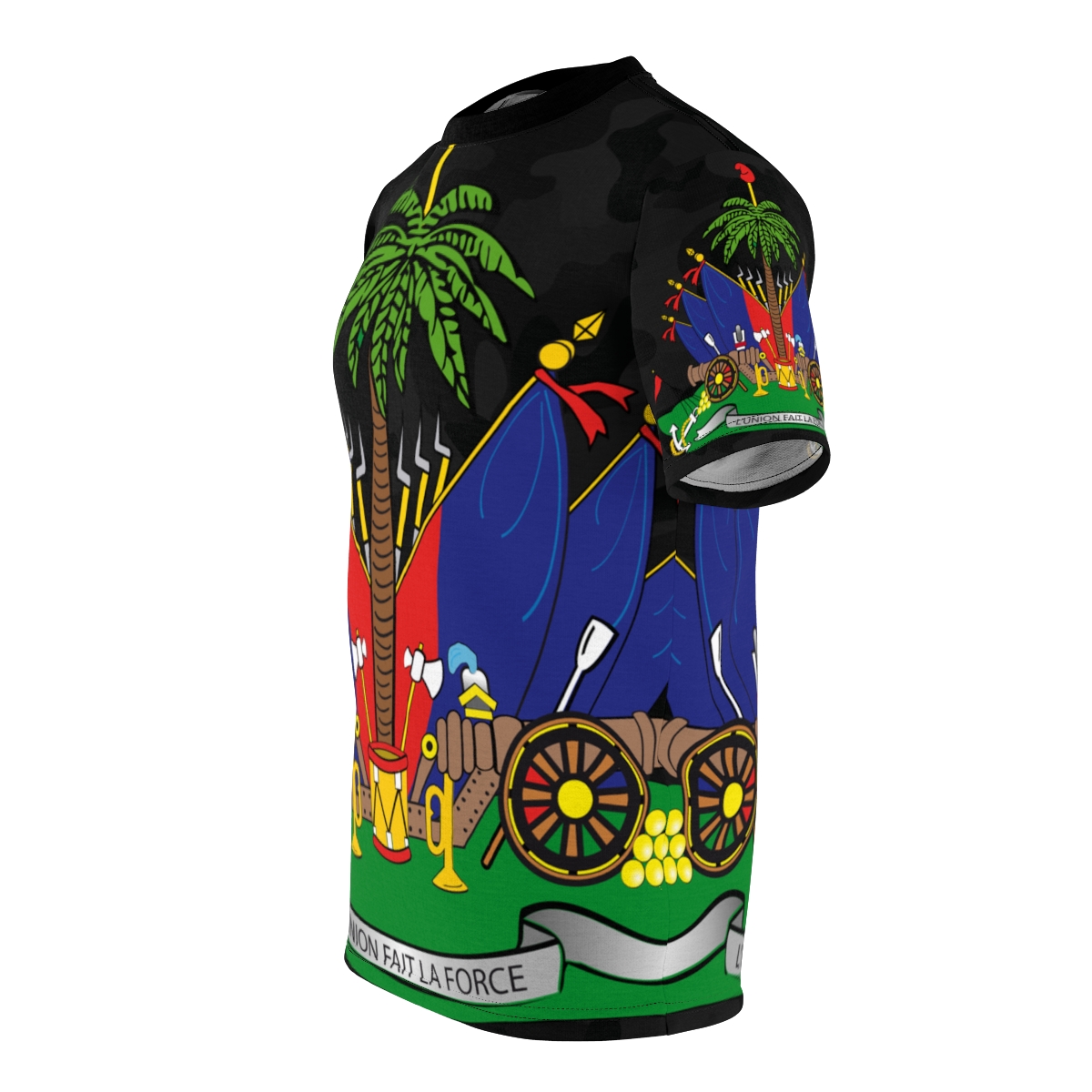 Patriot Camo Tee with Haitian Coat of Arms - Image 2